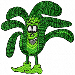 Funny Veggies Embroidery Design 8